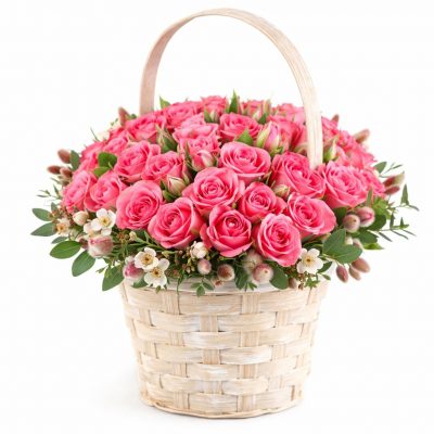 Корзина с цветами «Горизонт надежды»