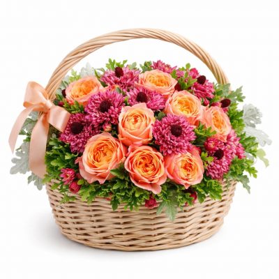 Корзина с цветами «Лунная фантазия»