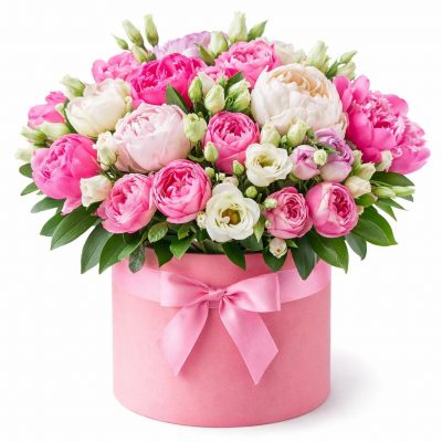 Цветы в коробке «Душевное спокойствие»