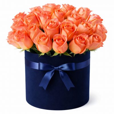 Цветы в коробке «Дыхание океана»