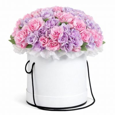 Цветы в коробке «Гармония»