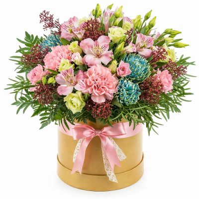 Цветы в коробке «Летний день»