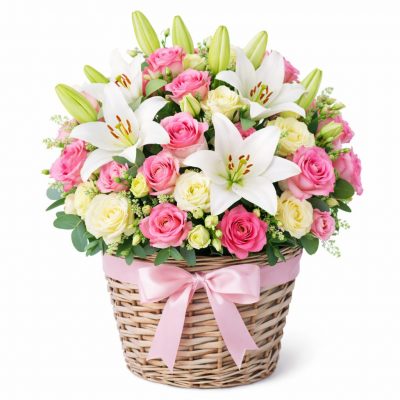 Цветы в корзинке «Впечатление»
